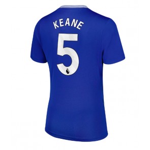 Everton Michael Keane #5 Domaci Dres za Ženska 2024-25 Kratak Rukavima